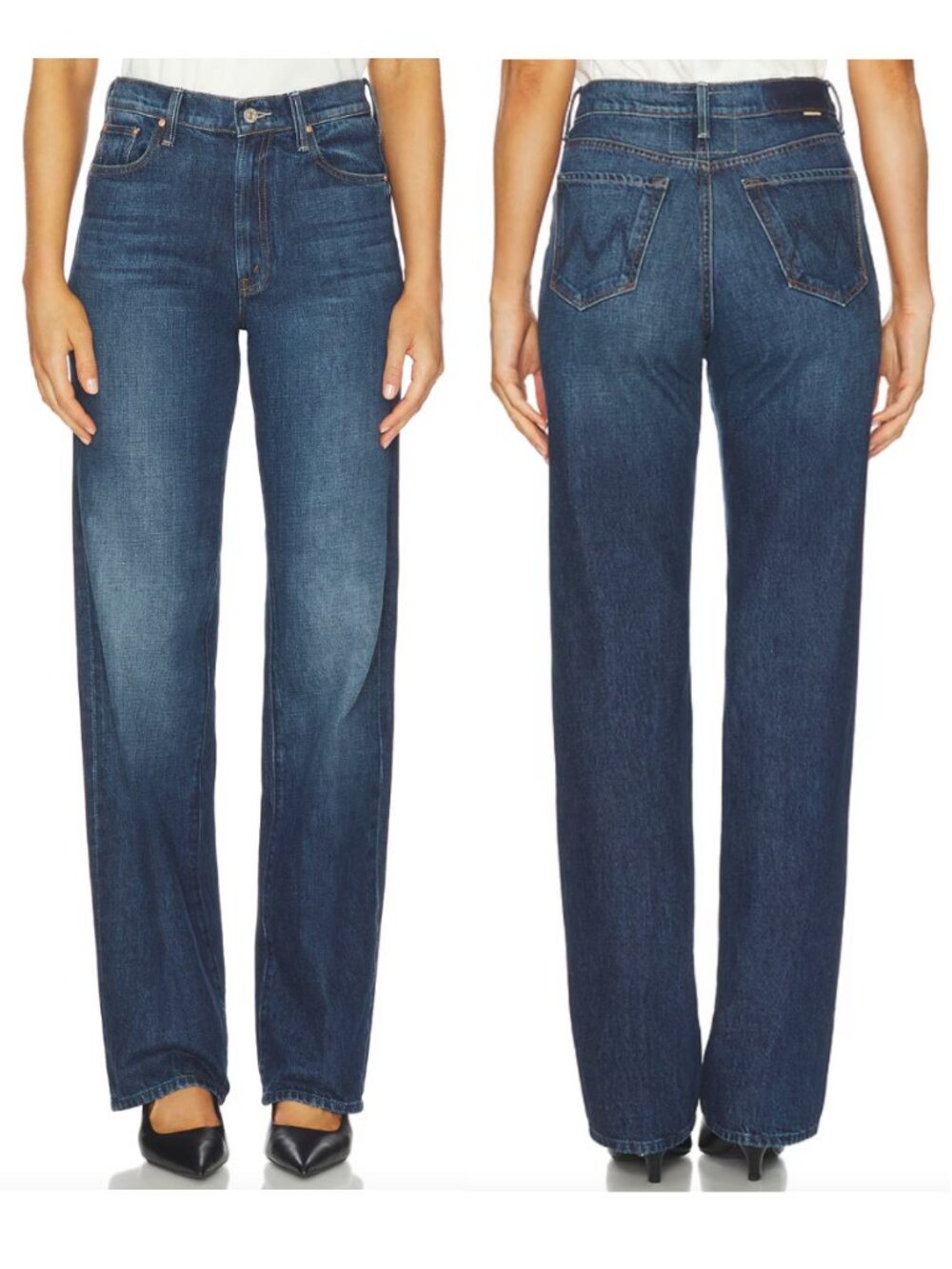 MOTHER Superior The Rambler Zip Heel Jean Size 25 NWT